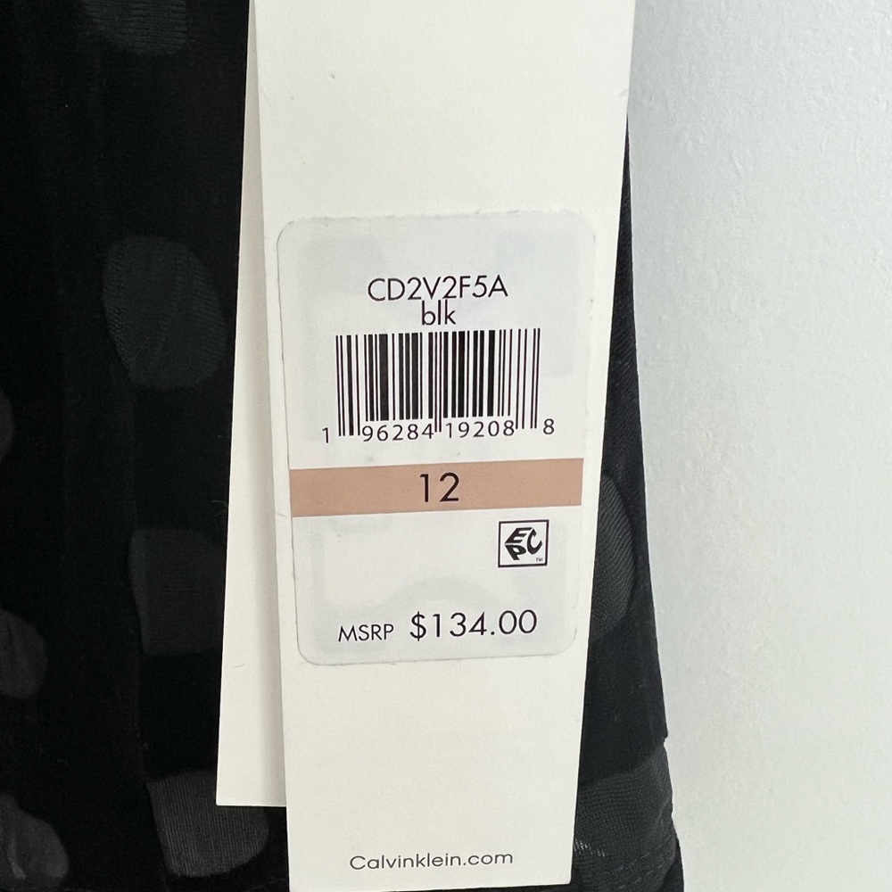 Short Calvin Klein occasion dress